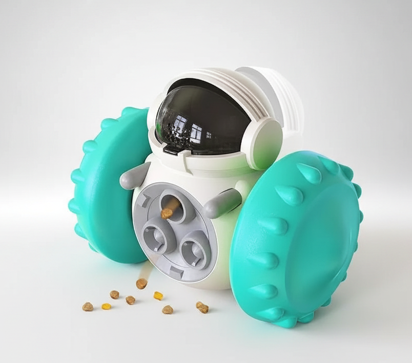Dispensador de alimentos en forma de robot