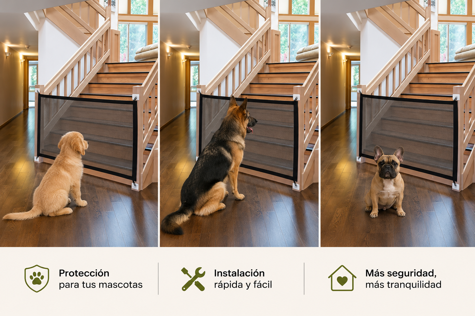 Malla de protección para mascotas