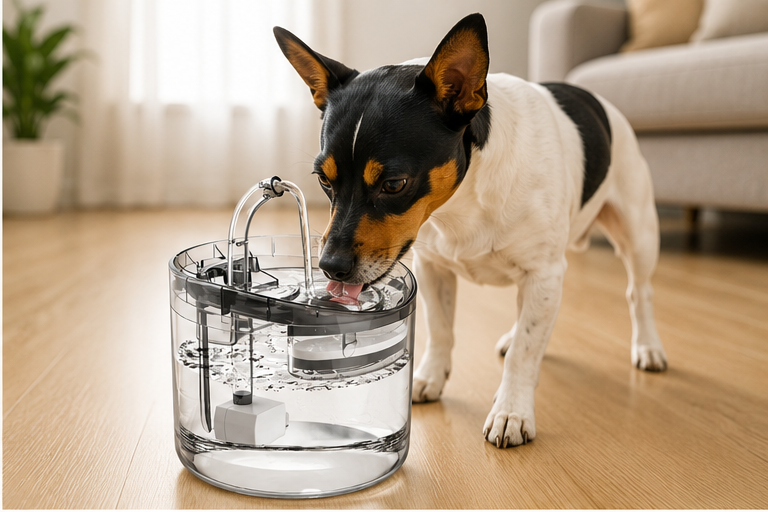 Fuente de agua para mascotas 1.6 L