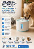 Bebedero automático para perros y gatos
