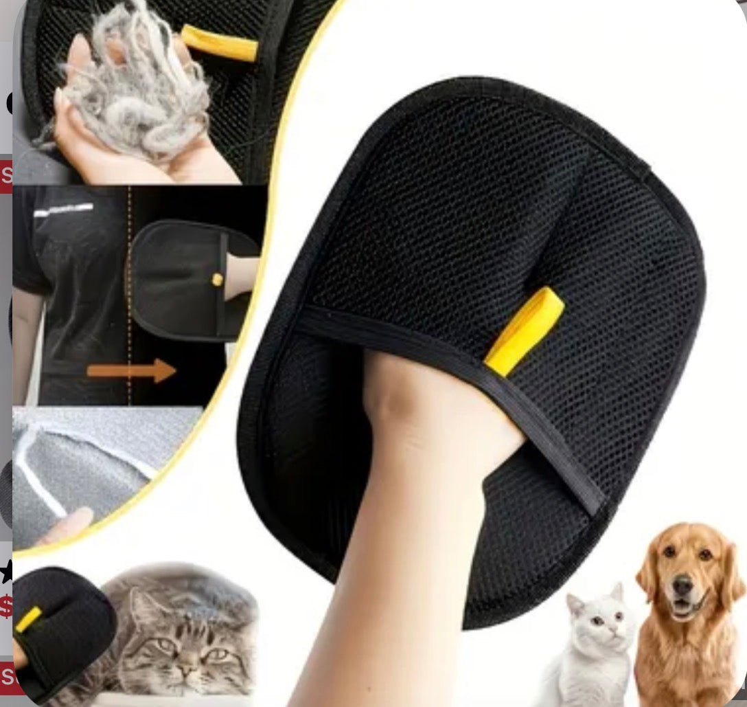 Guante de aseo quita pelos para mascotas
