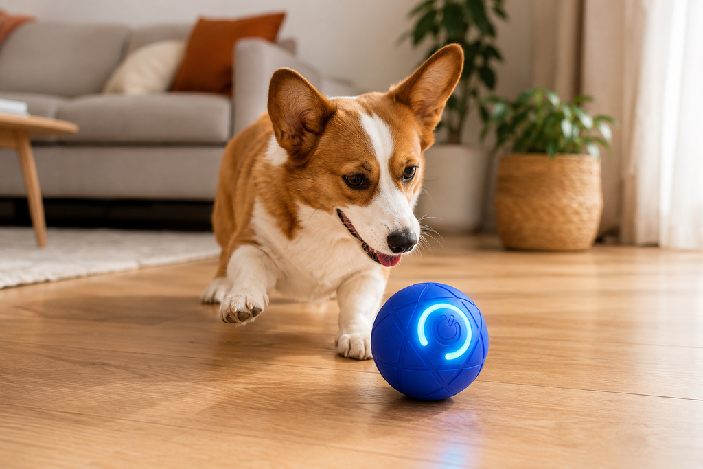 Juguete saltarín para perros