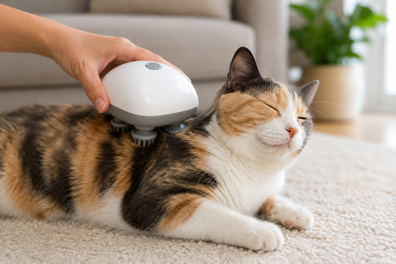 Masajeador eléctrico USB para gatos😼 y perros🐶