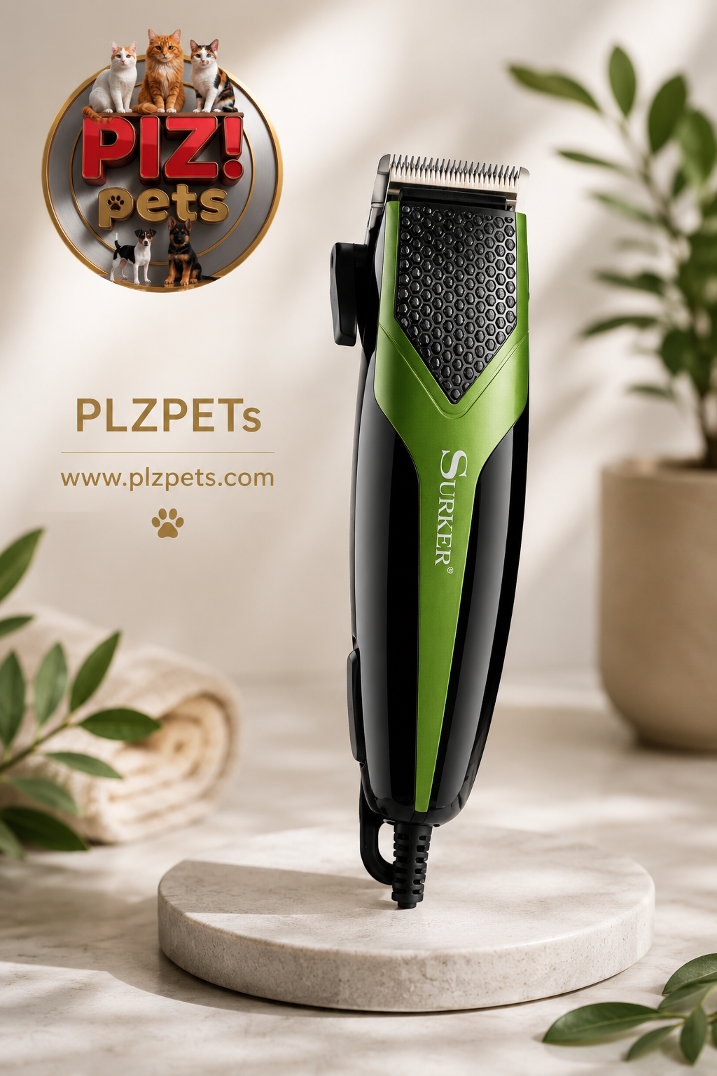 Máquina corta pelo para perros Surker SK-719 — Inalámbrica