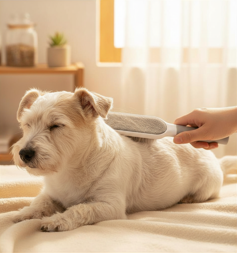 Cepillo removedor de pelo para mascotas