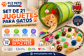 Set de 21 juguetes para gatos