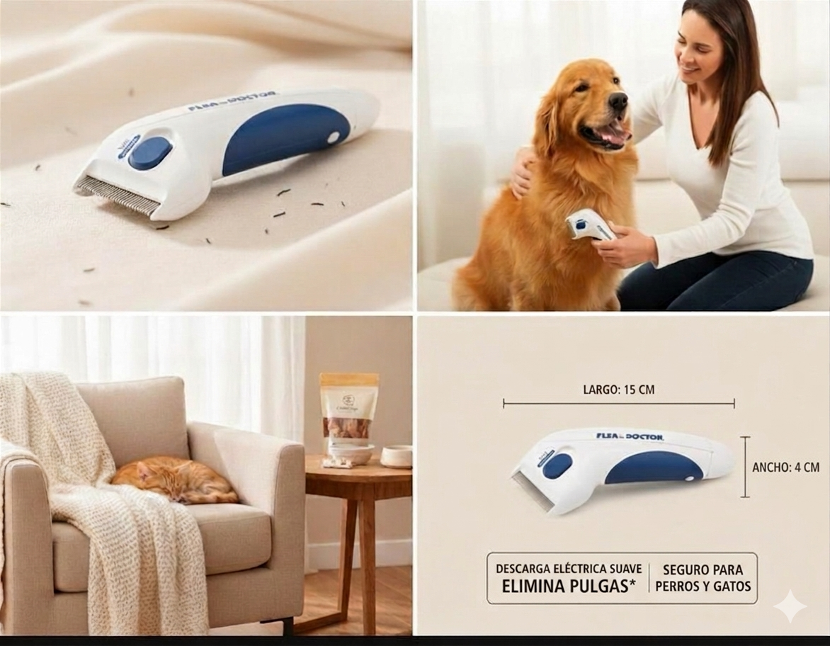 Cepillo antipulgas Flea Doctor